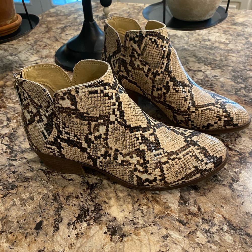 Michael Shannon Snake Skin Booties